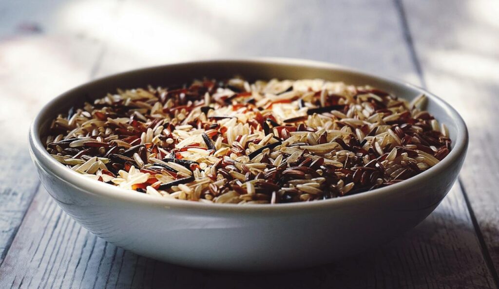 Rice in a bowl